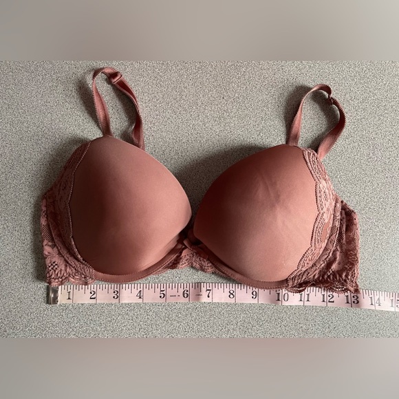 Victoria’s Secret Dream Angels Dark Dusty Rose Push Up Bra Size 34D - Picture 10 of 12